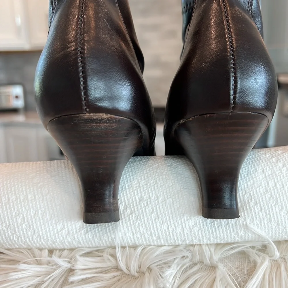 Nickels Women’s Espresso Brown Boots 8 1/2 Wide - Picture 4 of 16